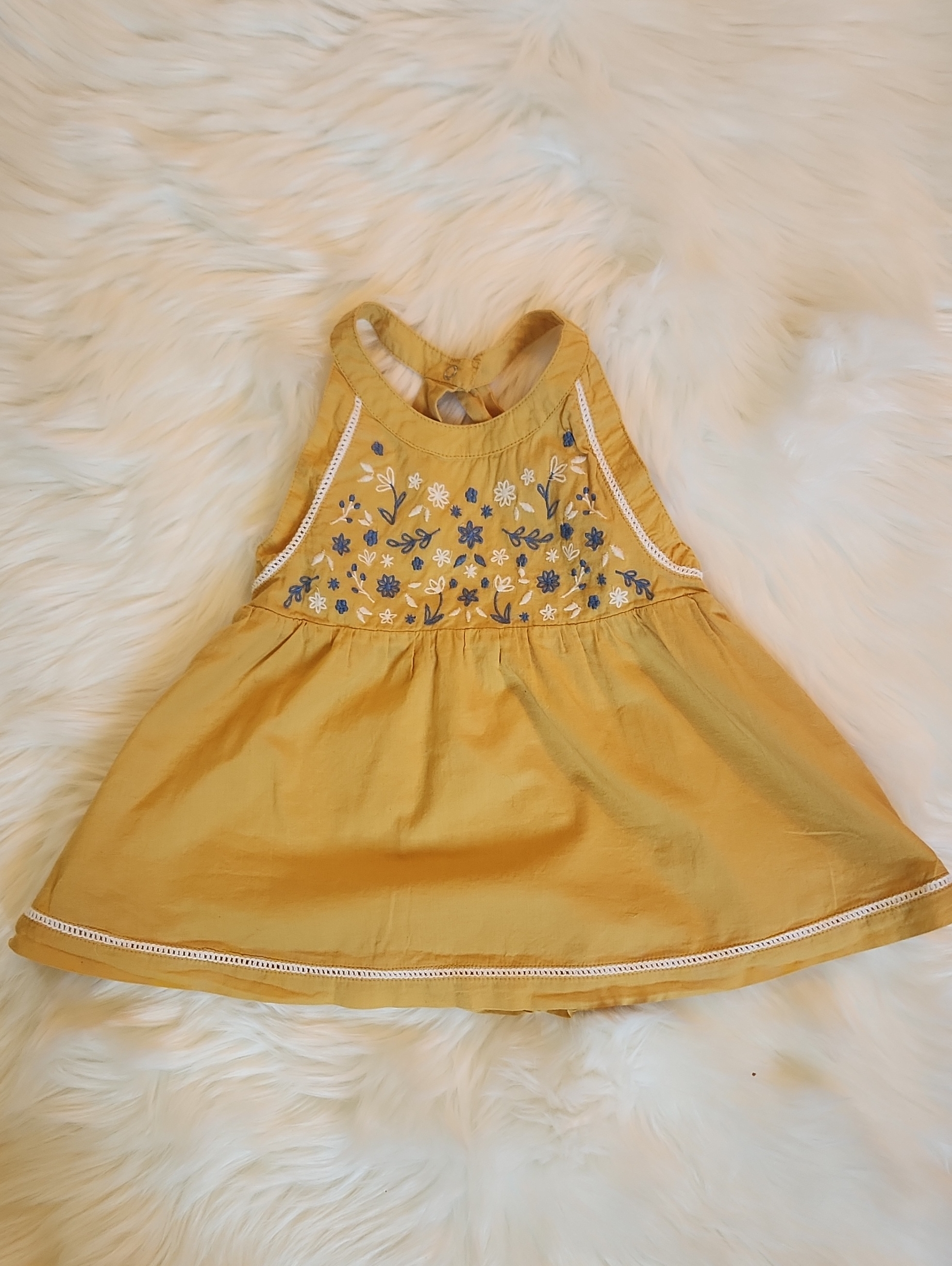 Brand Artisan Ny Mustard Yellow Toddler Dress
